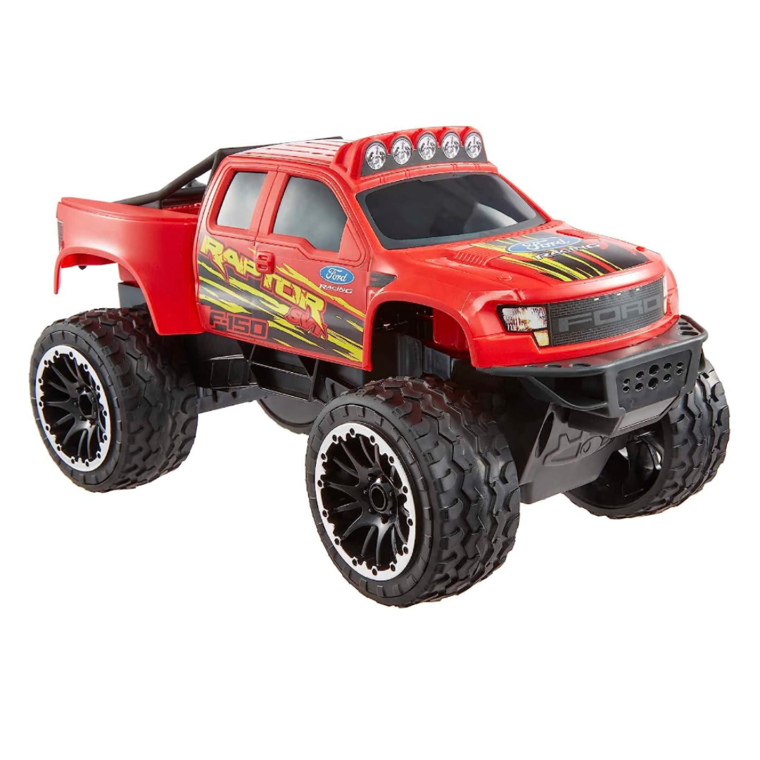 Машинка Hot Wheels RC Red Ford F-150 Mattel с дистанционным управлением Красный - фото 4