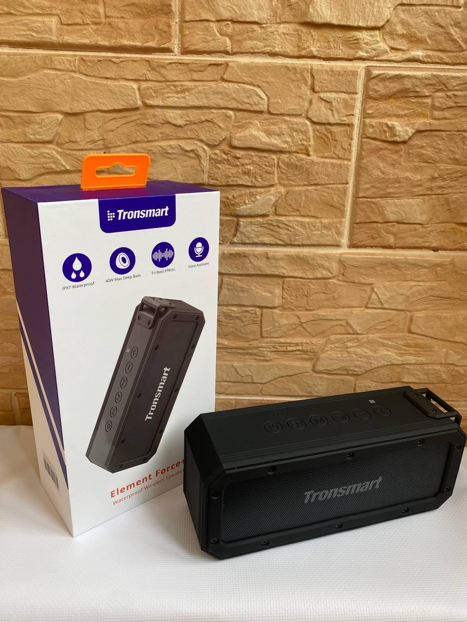 Портативная колонка Tronsmart Element Force+ Bluetooth 5.0/IPX7/AUX/USB-C 40 Вт (29657744) - фото 12 Портативная колонка Tronsmart Element Force+ Bluetooth 5.0/IPX7/AUX/USB-C 40 Вт (29657744) - фото 12
