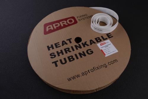 Трубка термоусаджувальна Apro 8 мм 100 м Білий