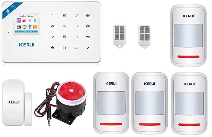 Беспроводная сигнализация Kerui W18 GSM Wi-Fi для 4-х комнатной квартиры