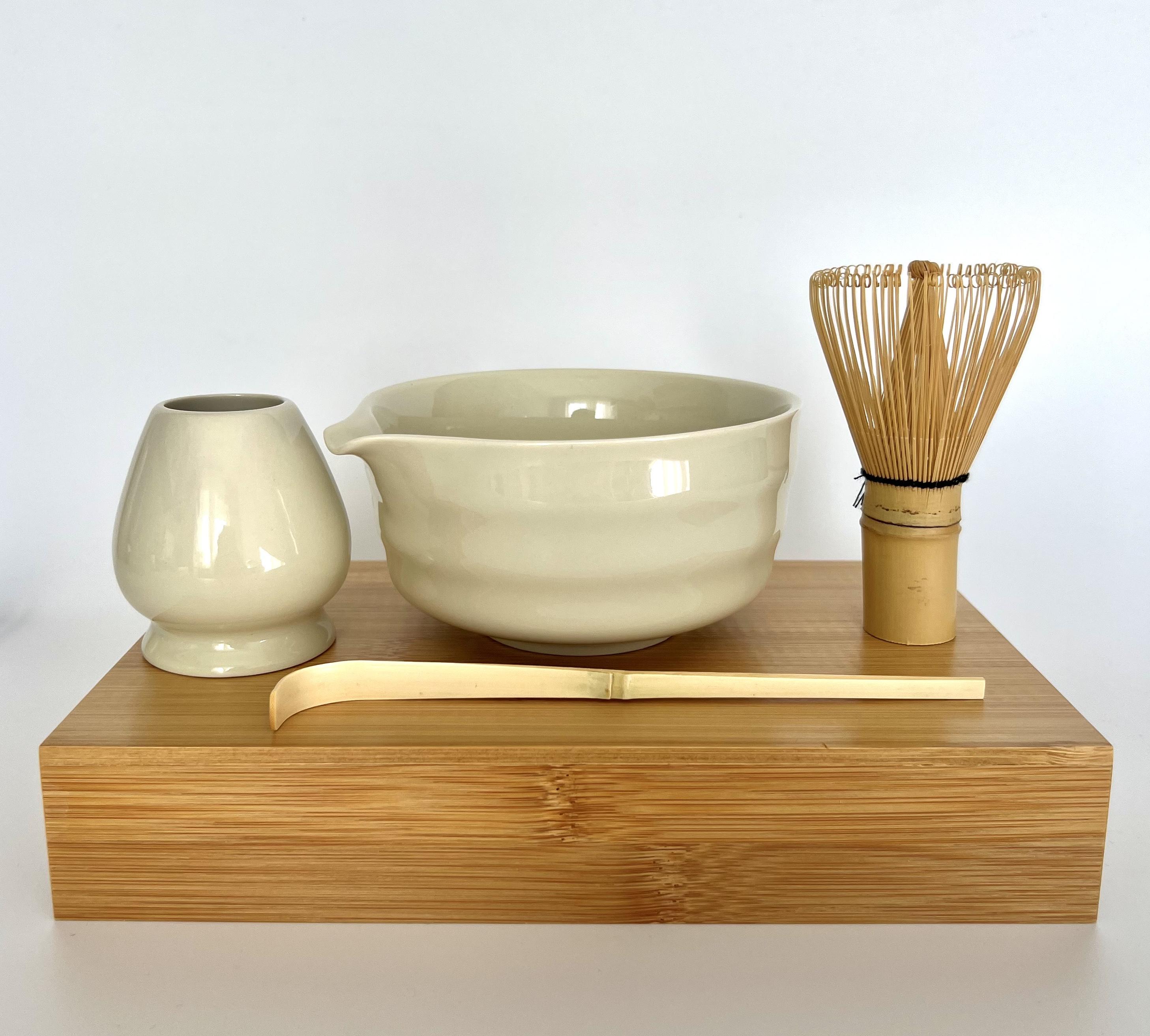 Набор посуды для приготовления матча чая 4 аксессуара Кремовый (2532837849) Набор посуды для приготовления матча чая 4 аксессуара Кремовый (2532837849)