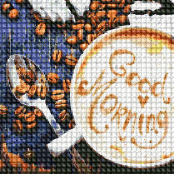 Алмазная мозаика Идейка Good Morning 40x40 см (Id-AMO7200)