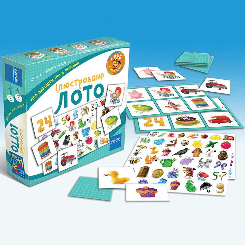 Настільна гра Granna Ілюстроване Лото - фото 2 Настільна гра Granna Ілюстроване Лото - фото 2