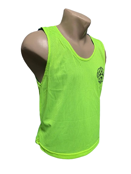 Манишка детская Сток из лого двусторонняя S 140-158 см Сине-лимонный (460) - фото 2 Манишка детская Сток из лого двусторонняя S 140-158 см Сине-лимонный (460) - фото 2