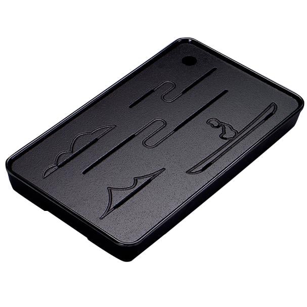 Доска для чайных церемоний Чабань #40 бамбуковая прямоугольная 36,5х23,5х3,5 см Black Доска для чайных церемоний Чабань #40 бамбуковая прямоугольная 36,5х23,5х3,5 см Black