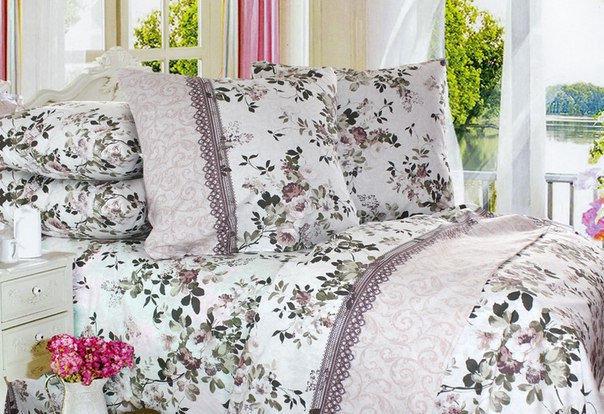 Простынь Вилена Амелия бязь евро 220х220 см