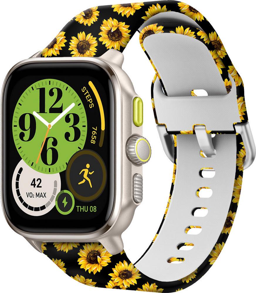 Ремешок Colorful для Amazfit Cheetah Square Sunflowers (38522)