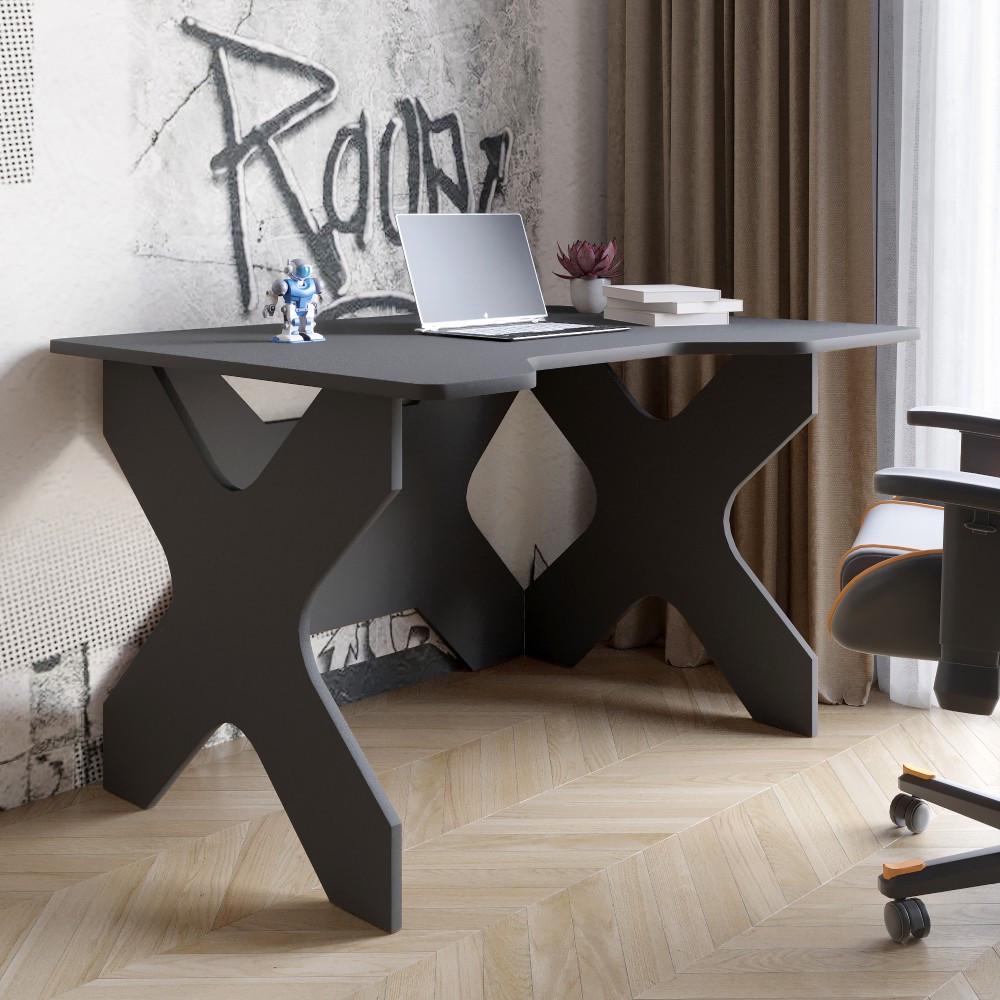 Компьютерный стол Lion Донат 120х90х74,5 см Антрацит (Lion-041695)