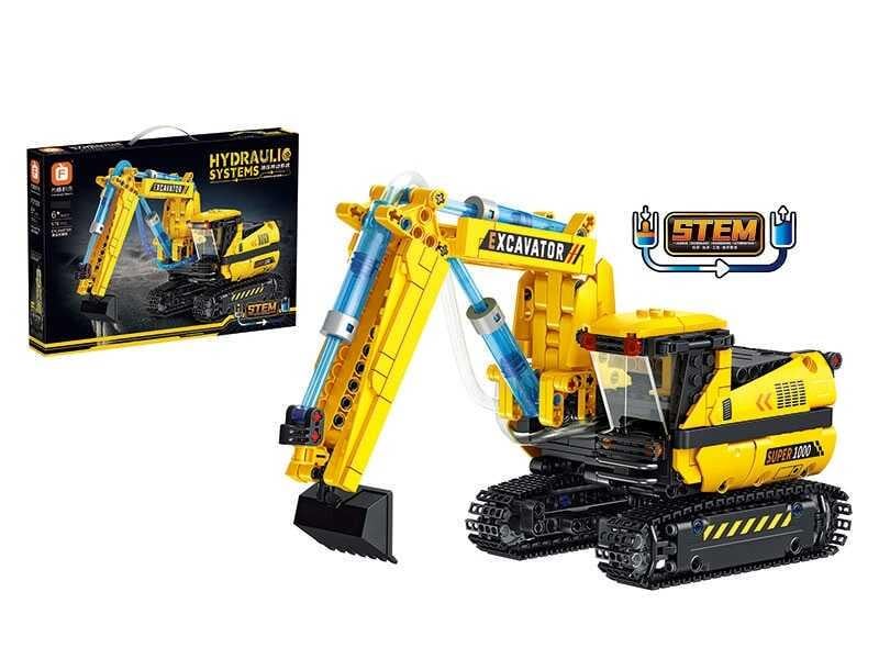 Конструктор Екскаватор гідравлічний механізм 554 деталі (MTT-194123) - фото 2 Конструктор Екскаватор гідравлічний механізм 554 деталі (MTT-194123) - фото 2