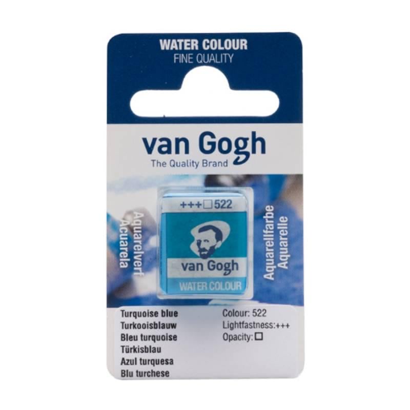Акварельная краска Van Gogh кювета 1,5 мл 522 Бирюзово-синий (20865221)