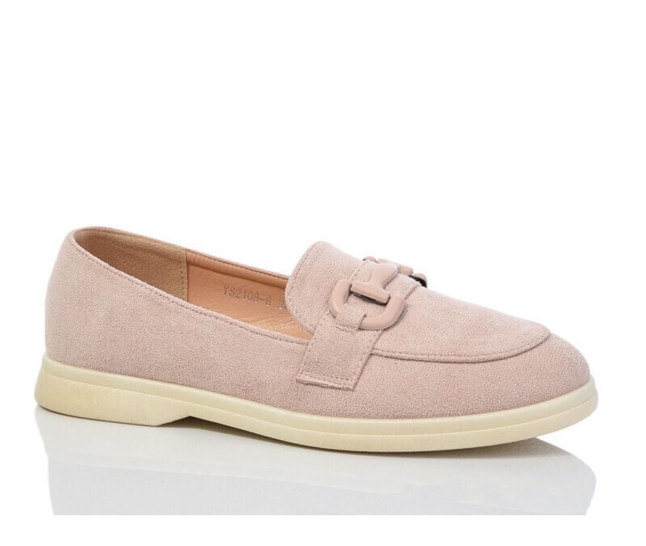 Лофери жіночі Swin Shoes YS21086 р. 41 Бежевий