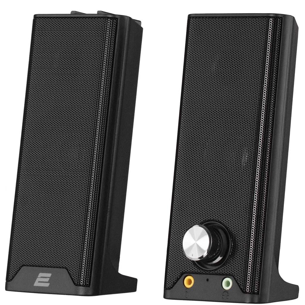 Акустическая система 2E PCS203 2.0 mini Jack 3,5 мм Black (2E-PCS203BK)