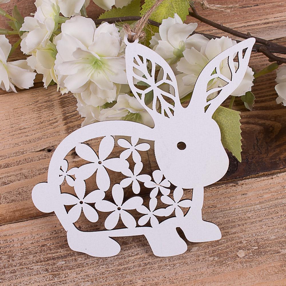 Подвеска зайчик с прорезным ажуром (2488)