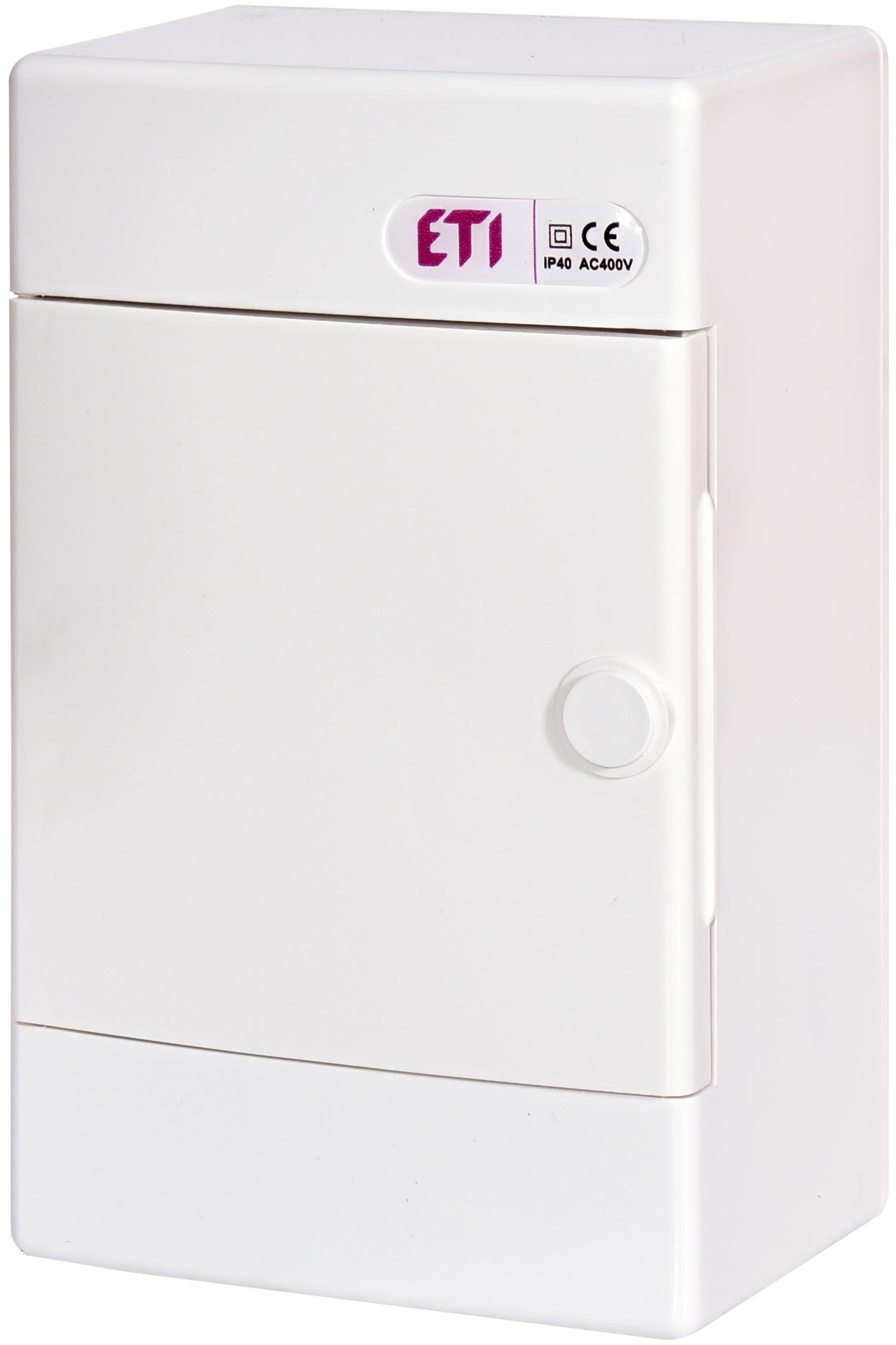 Щит розподільний ETI ECT 4 PO 4 модуля пластик 236х143х98 мм Білий (1100141)