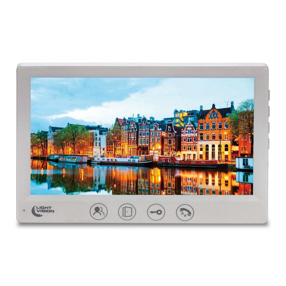 Відеодомофон Light Vision AMSTERDAM FHD 7" White (82-00206)