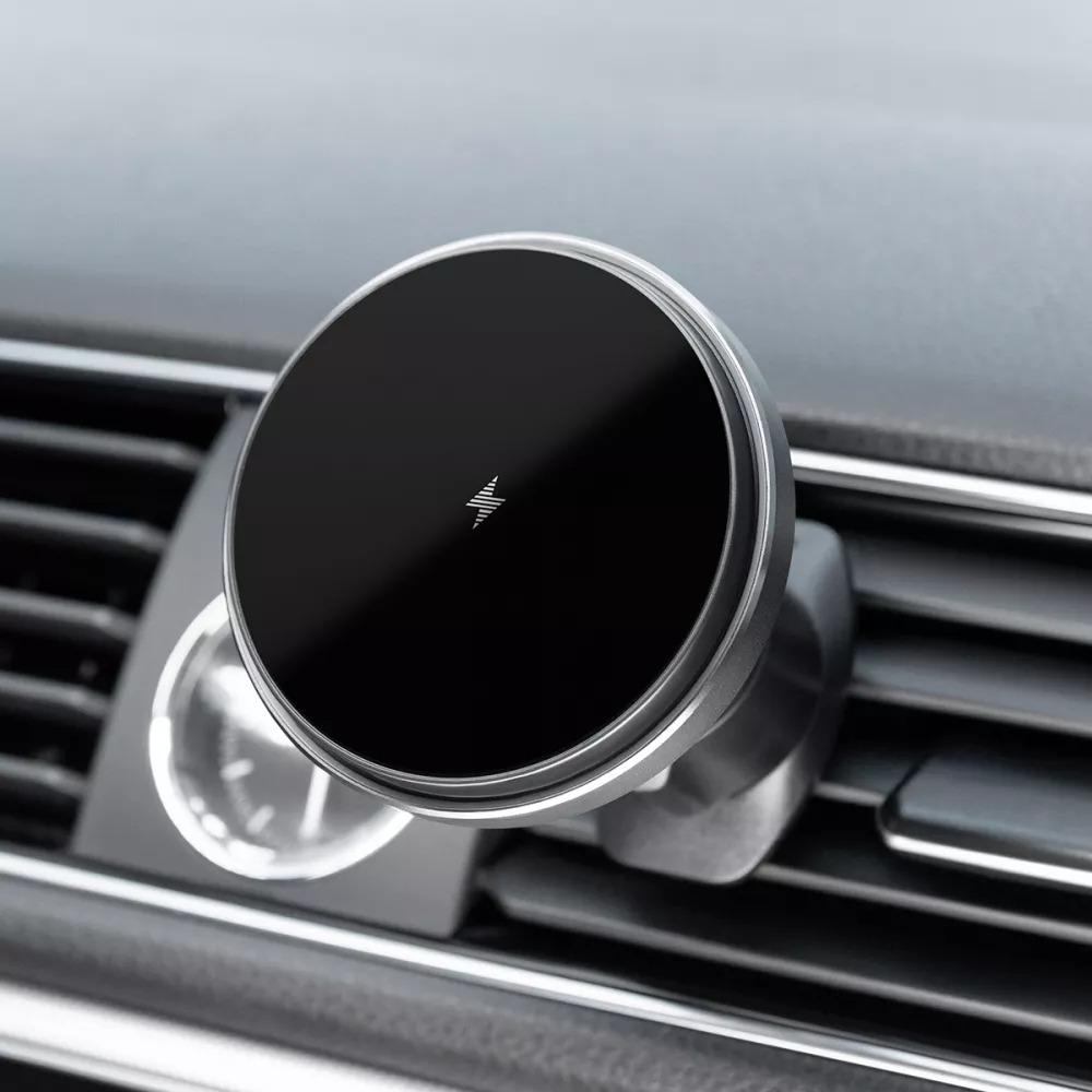 Автомобільний тримач з бездротовим ЗП Proove Magic Circle Pro 15W Black - фото 4