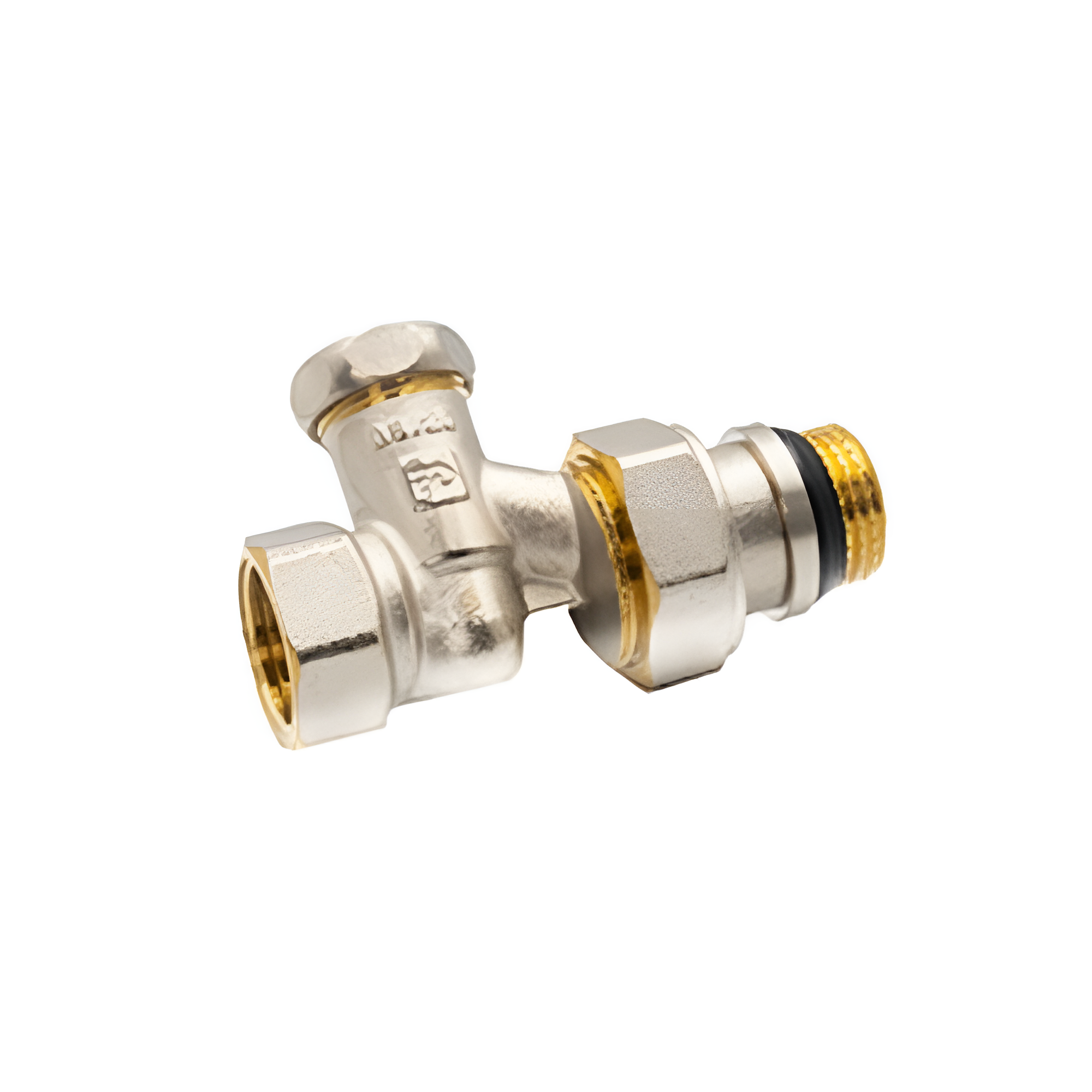 Кран радиаторный FADO S.r.l NEW прямой нижний 1/2" (RN04)