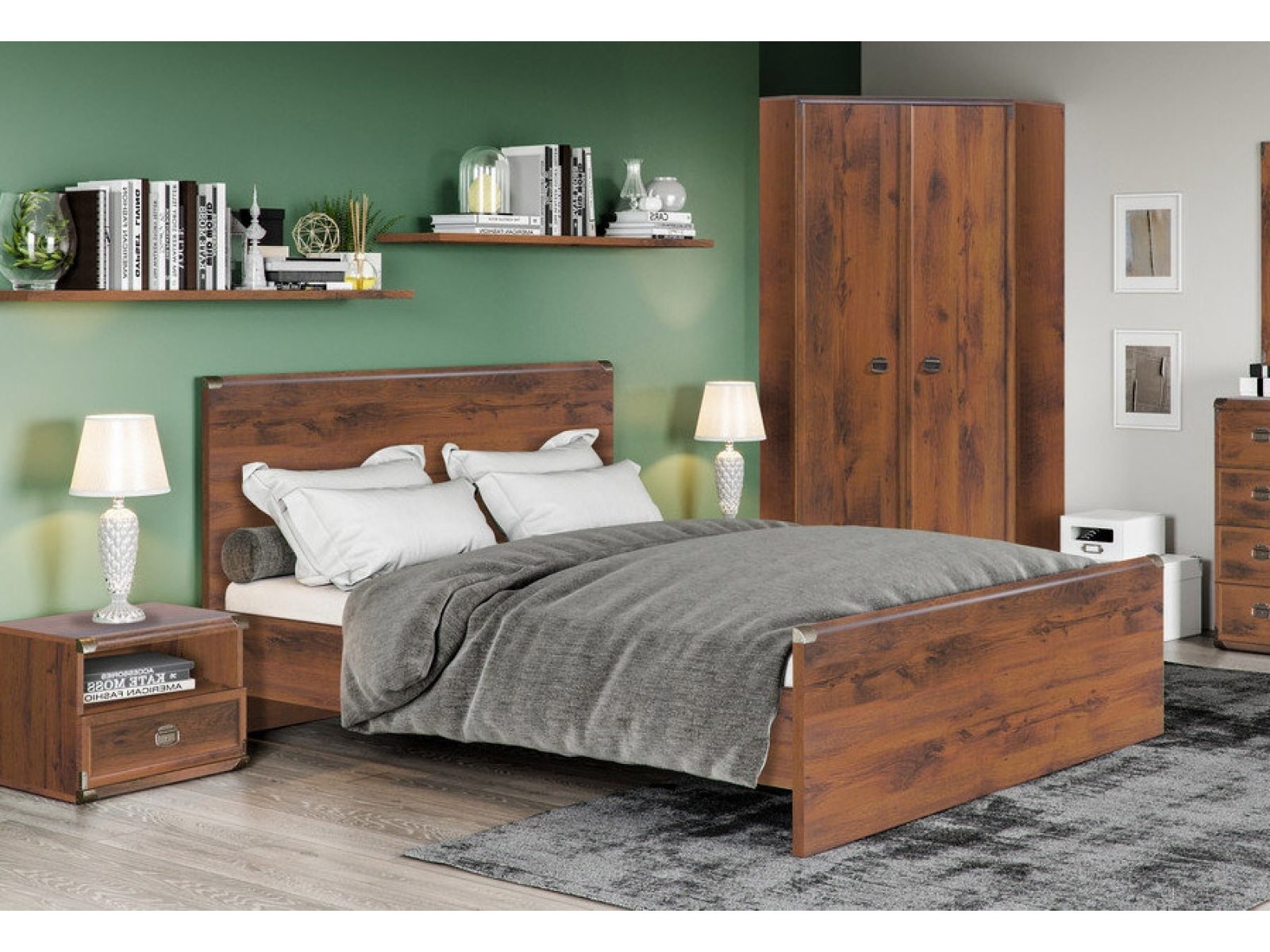 Комод Gerbor Індіана JKOM4S/50 з ДСП Дуб Шутер - фото 6 Комод Gerbor Індіана JKOM4S/50 з ДСП Дуб Шутер - фото 6