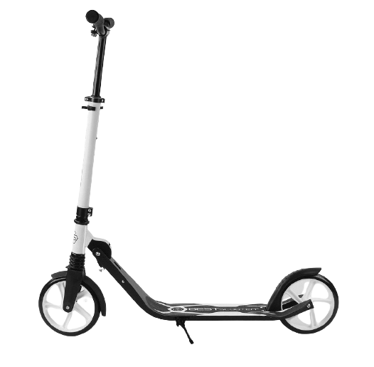 Самокат детский Best Scooter 87280 двухколесный PU 200 мм Black/White (51f206ac)