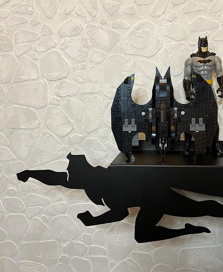 Полка в детскую комнату NC Home Superhero 30 см Черный (110492) Полка в детскую комнату NC Home Superhero 30 см Черный (110492)