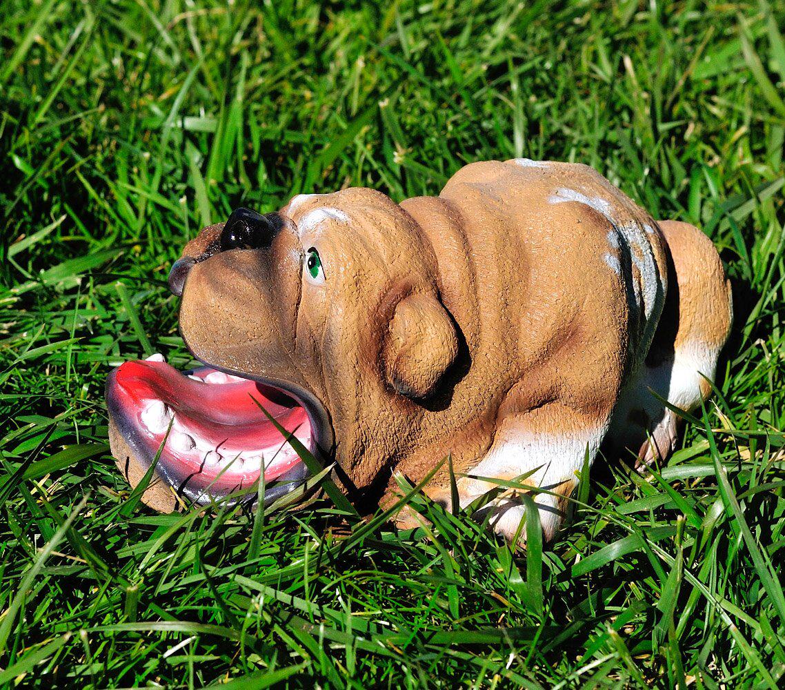 Садовая фигура собака Бульдог зевающий 14 см (811) - фото 3 Садовая фигура собака Бульдог зевающий 14 см (811) - фото 3