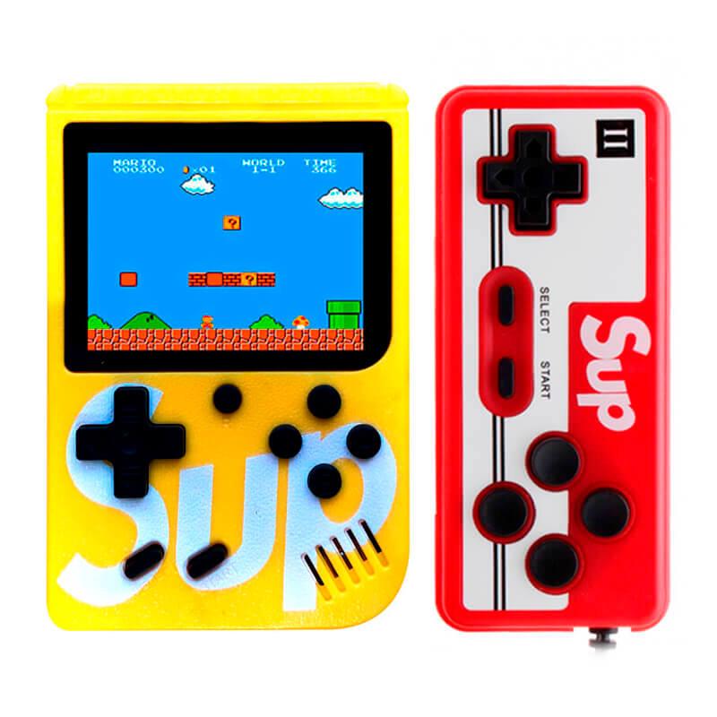 Ретро ігрова приставка Dendy Sup Retro Game Box with Controller 400 ігор Yellow - фото 1