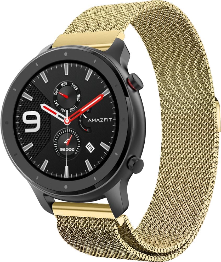 Ремешок Миланская петля Milano Amazfit GTR 47 мм Gold (19375)
