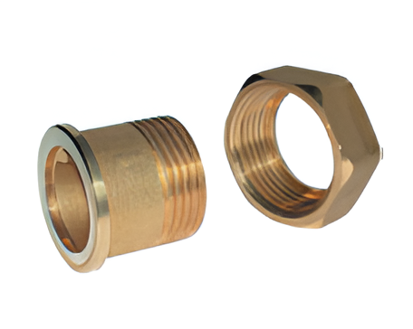 Штуцер Pattaroni с накидной гайкой 1/2"х3/4" ЗВ латунь (AKV-F622R003)