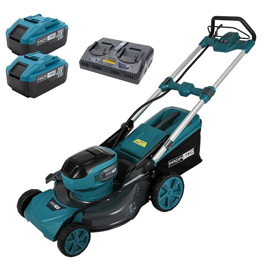 Газонокосарка акумуляторна PROFI-TEC EasyMow 51 Pro самохідна з безщітковим двигуном Синій (GR-06491) Газонокосарка акумуляторна PROFI-TEC EasyMow 51 Pro самохідна з безщітковим двигуном Синій (GR-06491)