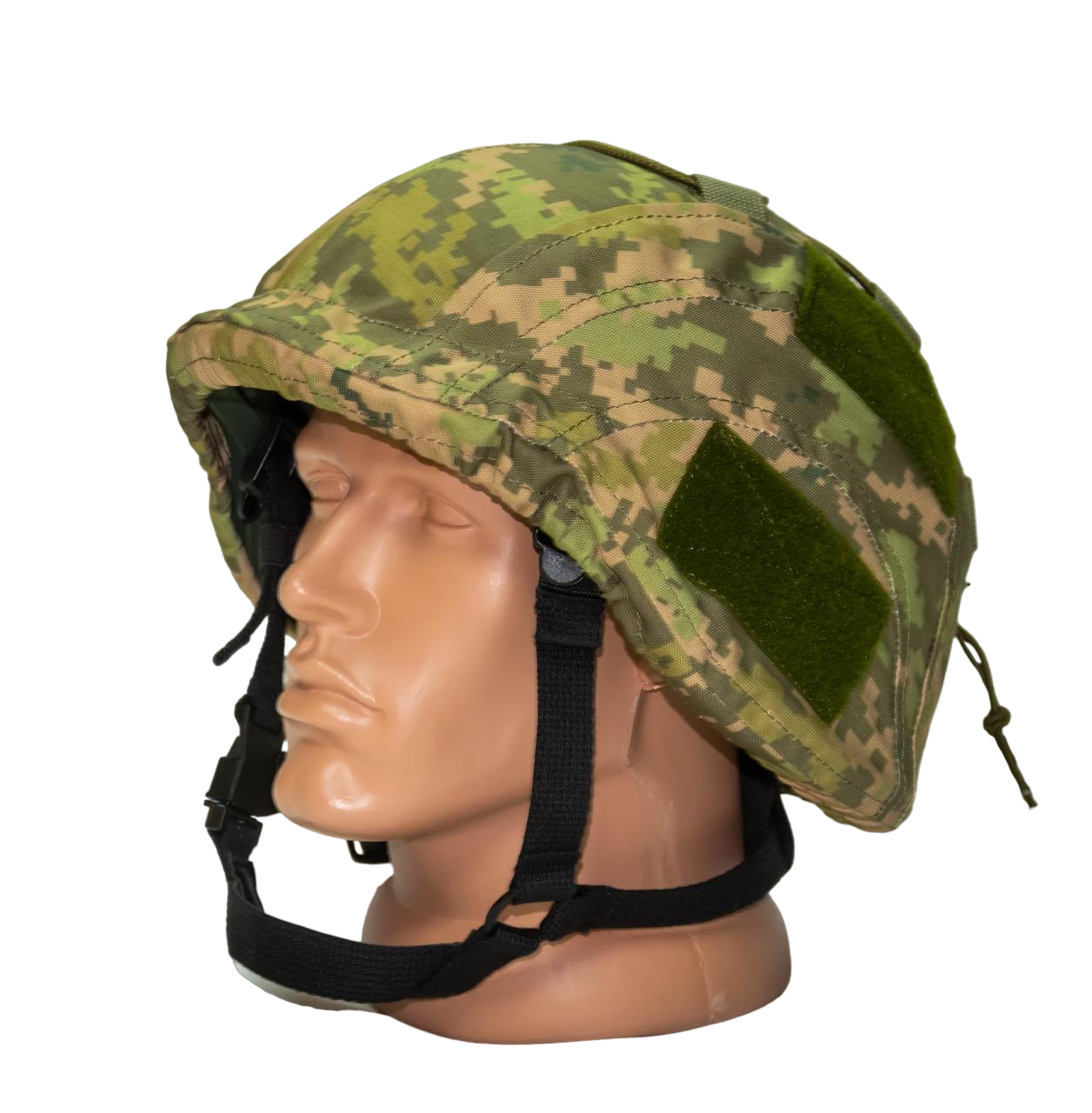 Кавер КІРАСА на каску з козирком Ballistic Helmet KC-HM001 темп 3000 кордура 604 Піксель - фото 1