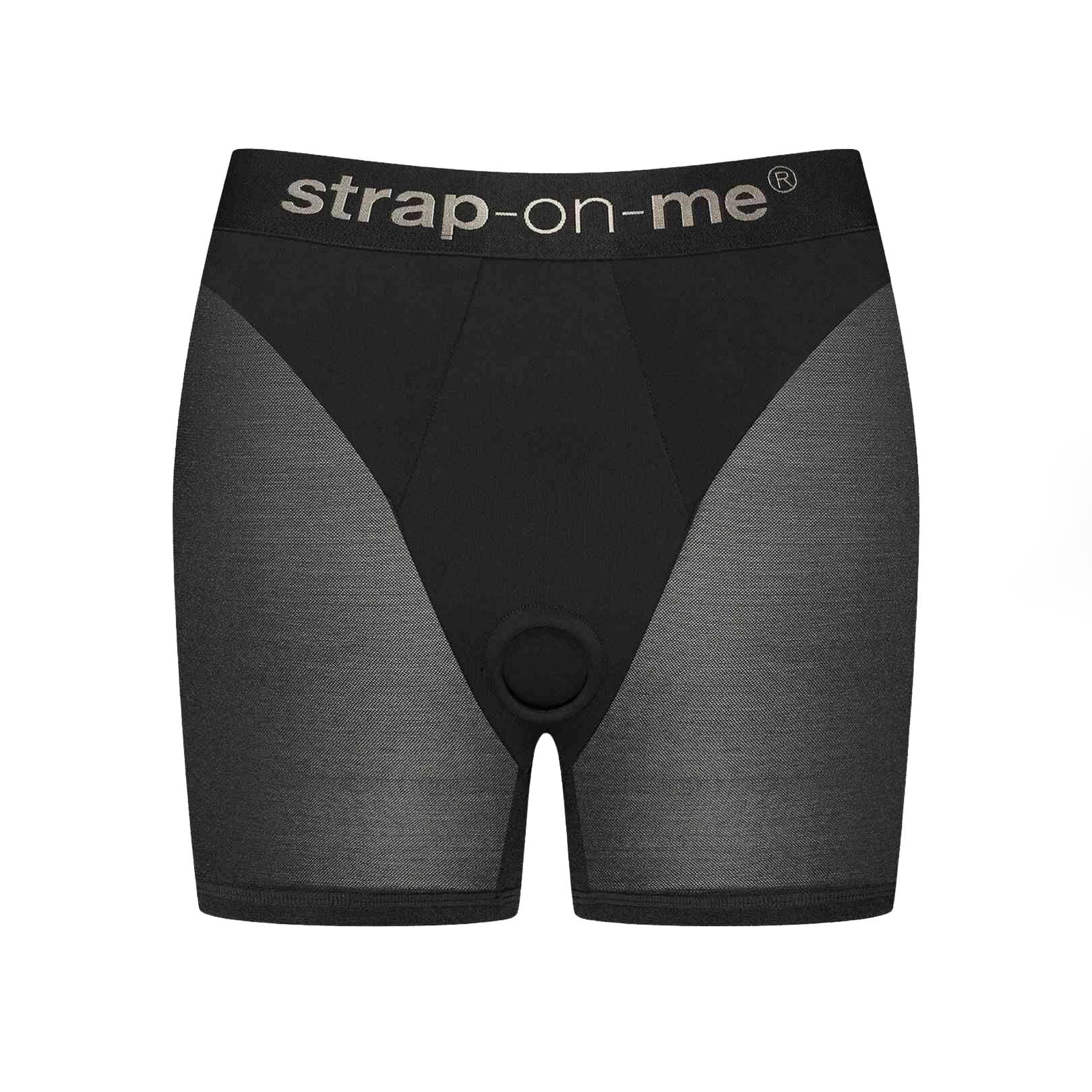 Шорты с фиксацией делдо Strap-On-Me Halo Lingerie Harness L Черный (57495)