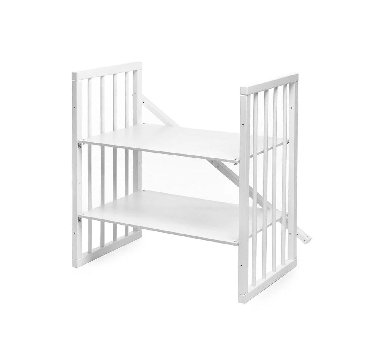 Детская овальная кроватка OBRIY из бука с маятниковым механизмом (28119076) - фото 2