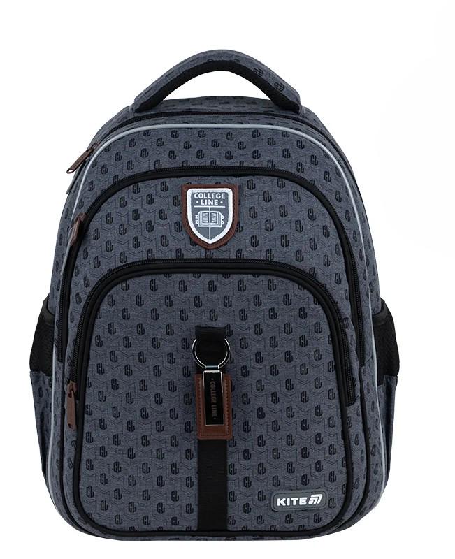 Школьный рюкзак KITE Education College Line Boy Серый (K25-763M-3)