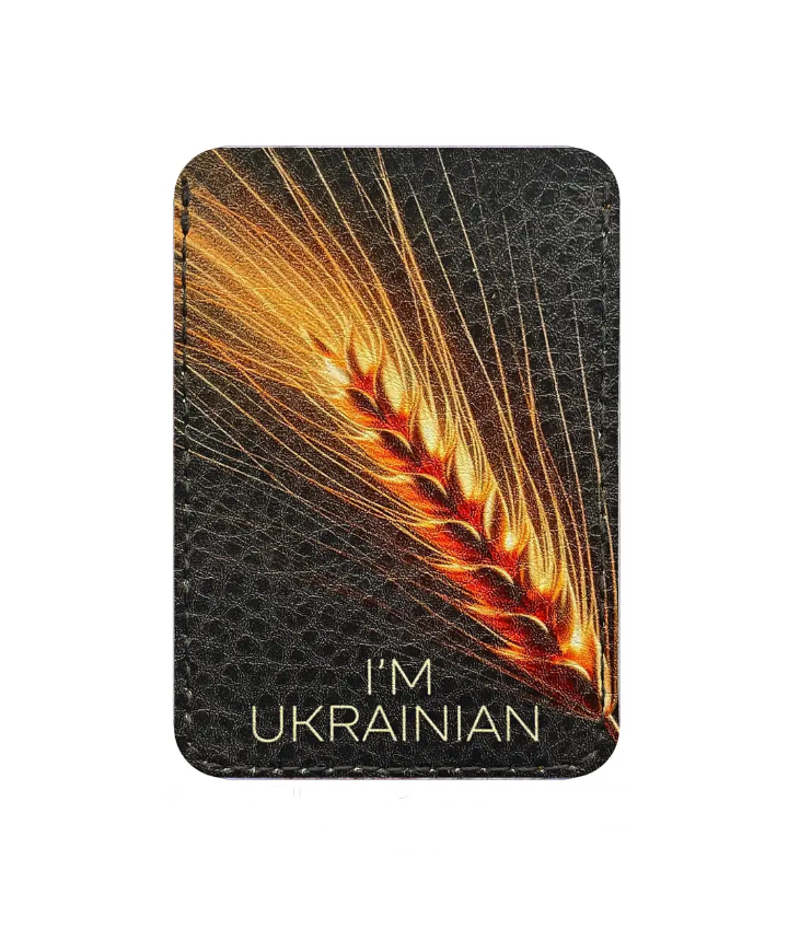 Обложка для ID паспорта Колосок 6,5х9,3 см (E-42)