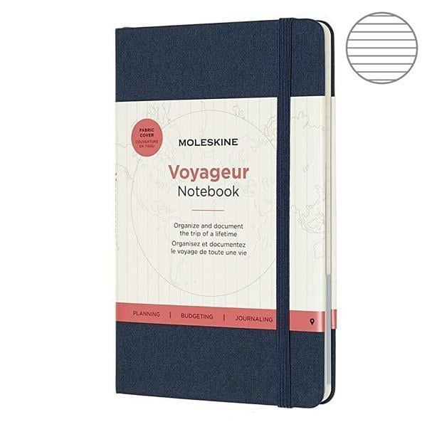 Записна книга Moleskine Voyageur середній Синій (VN002B39) - фото 2