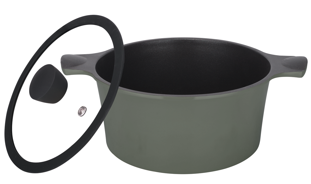 Каструля Ringel Zitrone Olive 4,2 л 24 см (RG-2108-24/1/OL) - фото 2 Каструля Ringel Zitrone Olive 4,2 л 24 см (RG-2108-24/1/OL) - фото 2