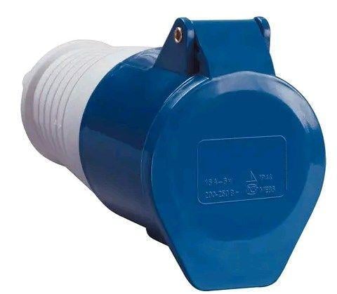 Розетка силова переносна Electro House 220V 16A 3P+PE IP44 (1800088441) Розетка силова переносна Electro House 220V 16A 3P+PE IP44 (1800088441)