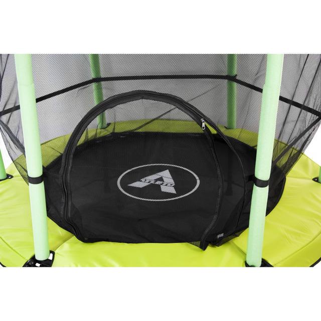 Батут дитячий Atleto кімнатний з сіткою 140 см Зелений (21000402) - фото 4 Батут дитячий Atleto кімнатний з сіткою 140 см Зелений (21000402) - фото 4