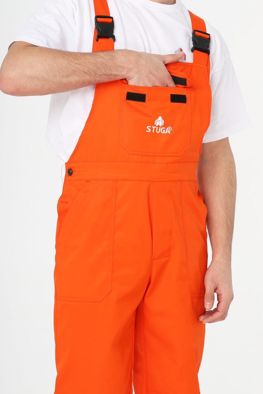 Полукомбинезон рабочий Стандарт 1101 р. 52-54 168-179 см Оранжевый (2269871834) - фото 4 Полукомбинезон рабочий Стандарт 1101 р. 52-54 168-179 см Оранжевый (2269871834) - фото 4