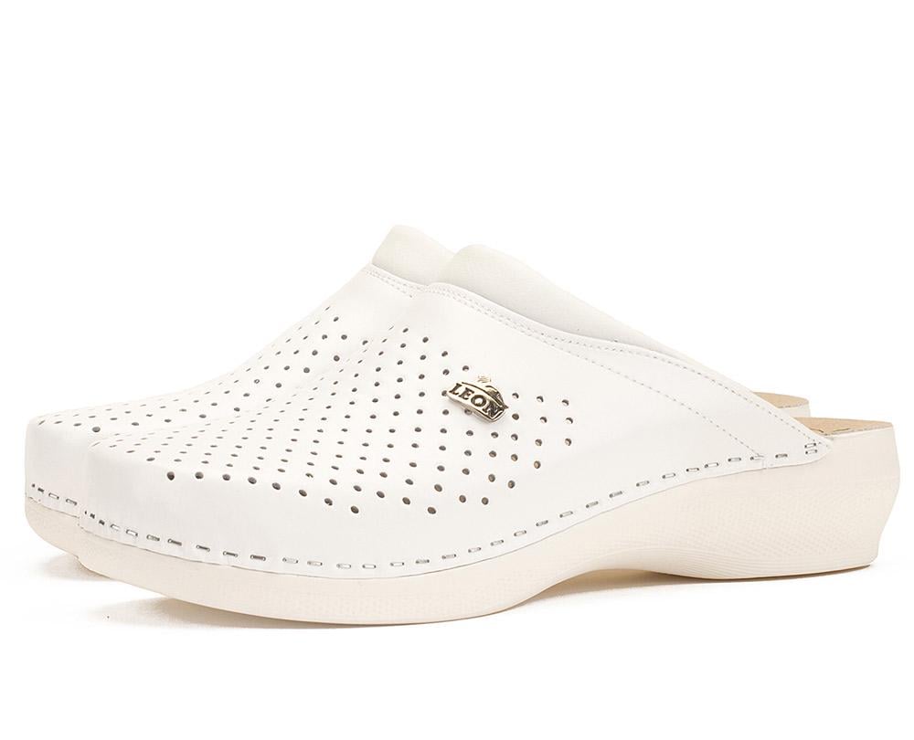 Женские сабо Leon PU100 р. 41 Белый