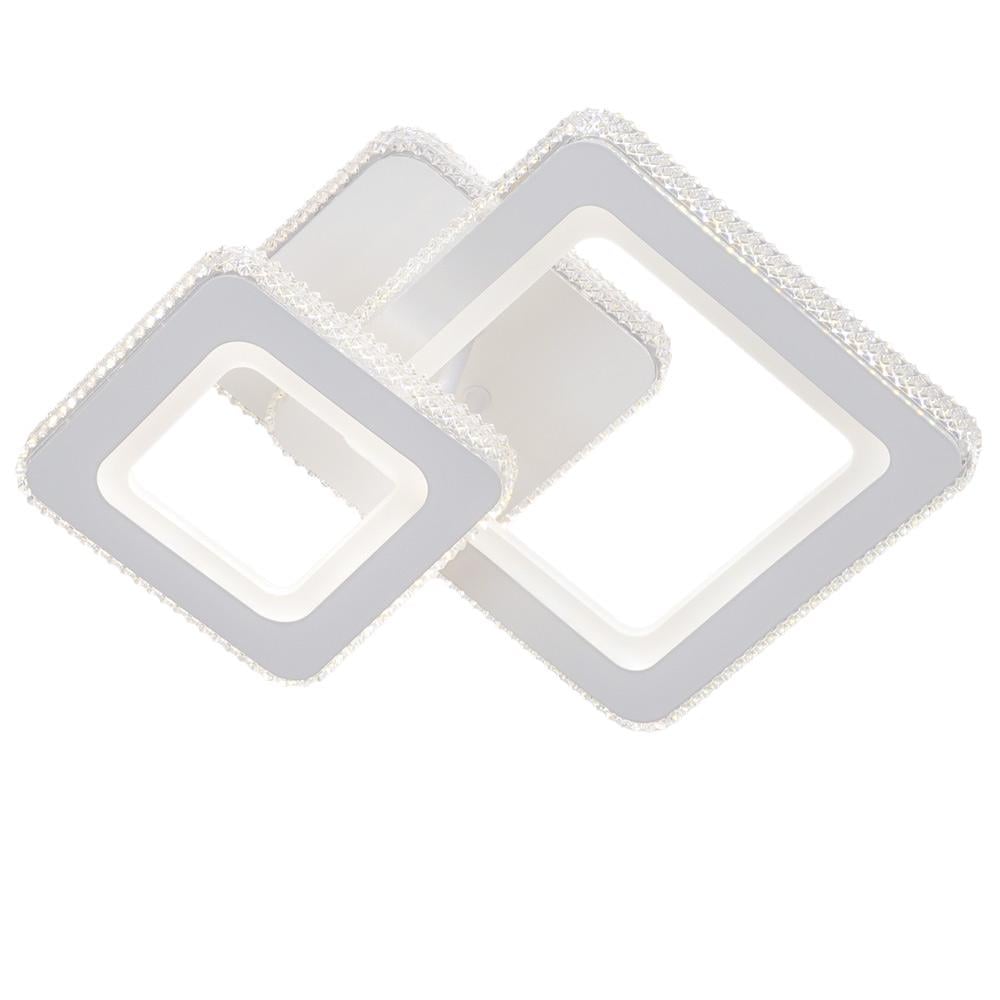 Люстра стельова світлодіодна Light House SY-20477/1/1C WH 440х325х145 100W Білий