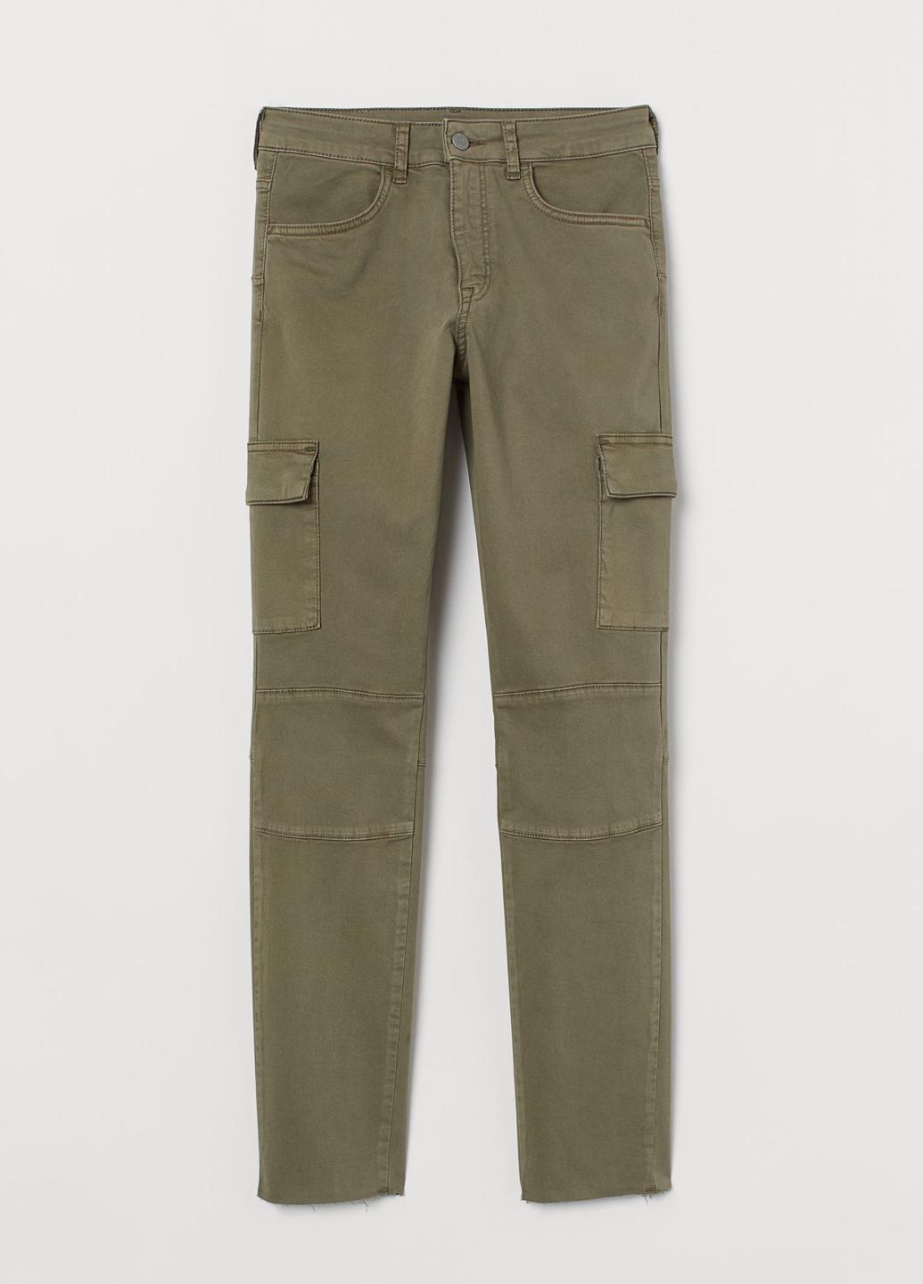 Брюки женские H&M р.26 Зеленый (7695739b36 W)