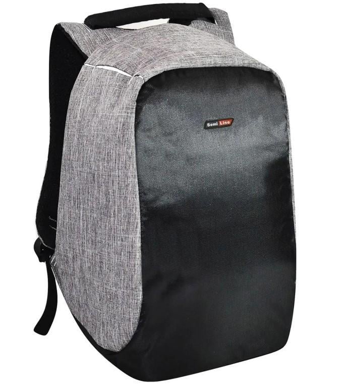 Городской рюкзак SEMI LINE 8387 17 Grey/Black (DAS302148)