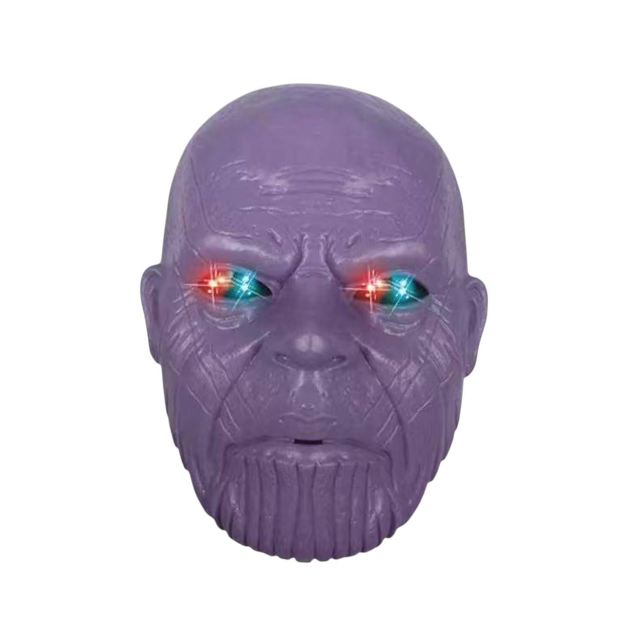 Карнавальная маска Мстители Танос со световым эффектом 23 см Фиолетовый (1000-ZB-1764)