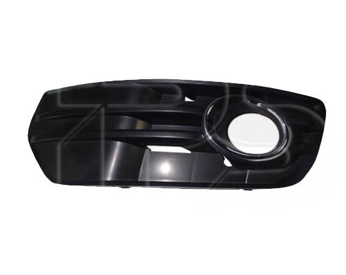 Решетка бампера AVTM Audi Q5 08-12 левая с отверстиями противотуманок с хромом (1212 915)