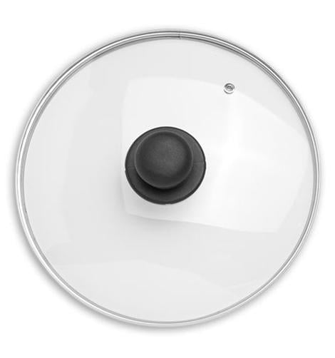 Крышка стеклянная Willinger Silver 28 см с бакелитовой ручкой и стальным ободом (WL-470592)