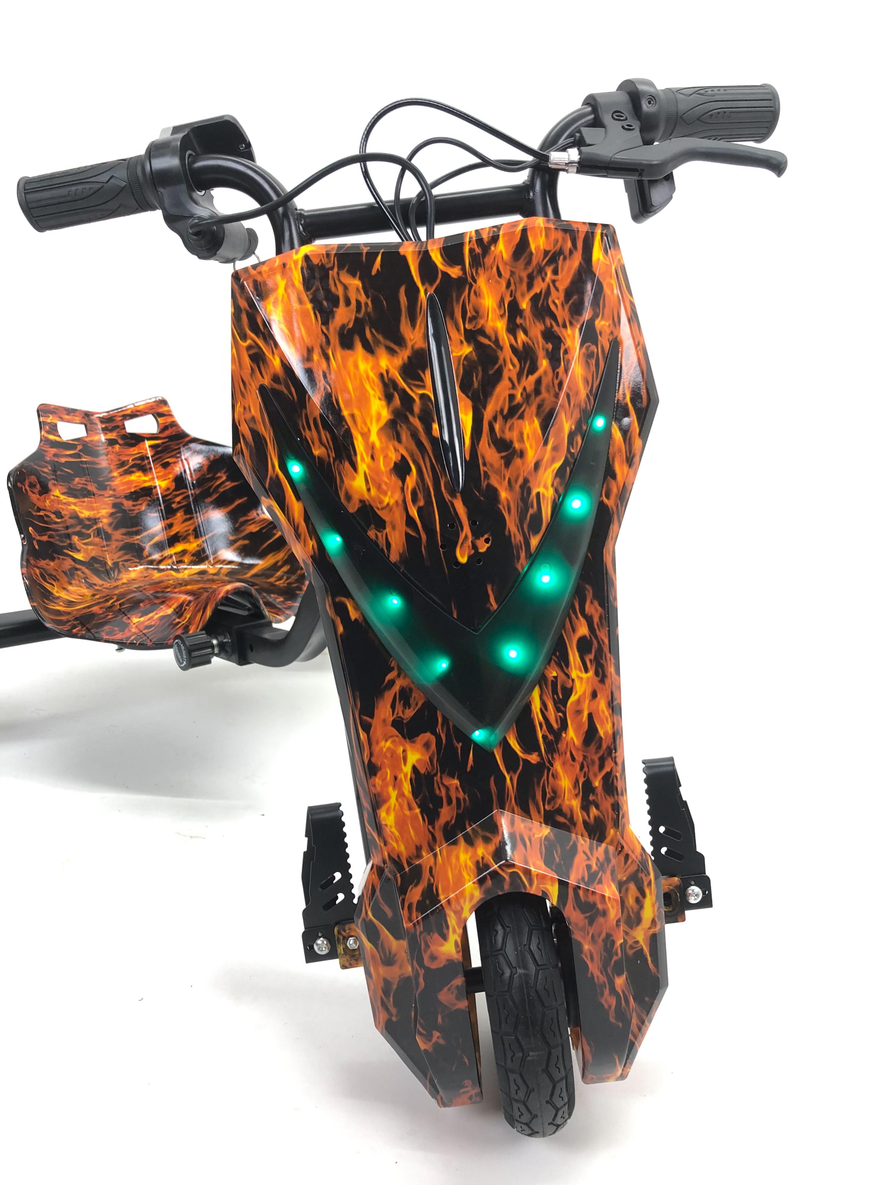 Дріфт-карт Windtech Crazy Bug 500W Помаранчеве полум'я - фото 4