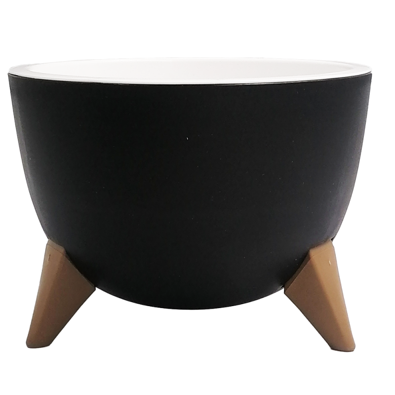 Горшок для цветов Serinova Ufo 10 л 2 шт. Черный - фото 1 Горшок для цветов Serinova Ufo 10 л 2 шт. Черный - фото 1