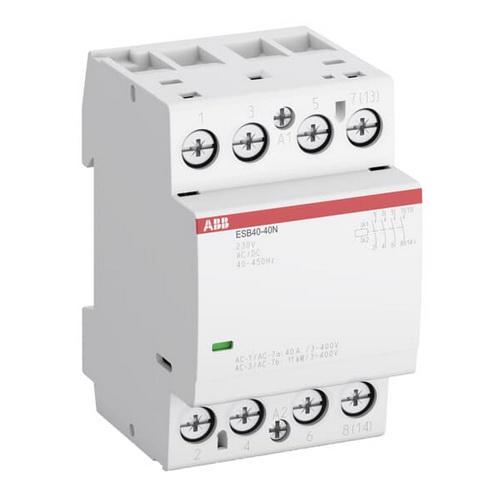 Контактор модульный ABB ESB40-20N-06 2p 2p 40А 230 В AC/DC (1SAE341111R0620) Контактор модульный ABB ESB40-20N-06 2p 2p 40А 230 В AC/DC (1SAE341111R0620)