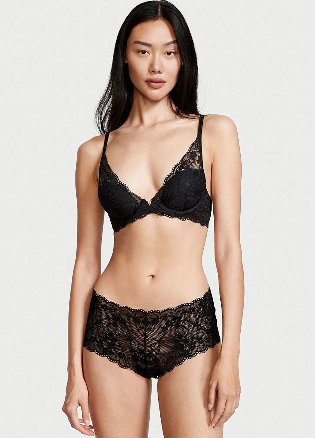 Женские трусы Victoria's Secret 1440000131176QB4M M Черный (55531241)